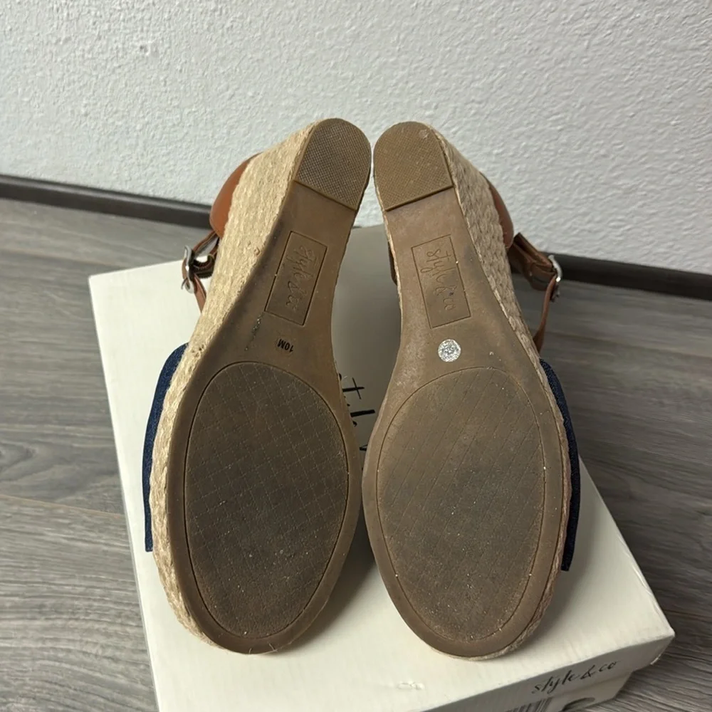 Style & Co Women's Seleeney Wedge Sandals